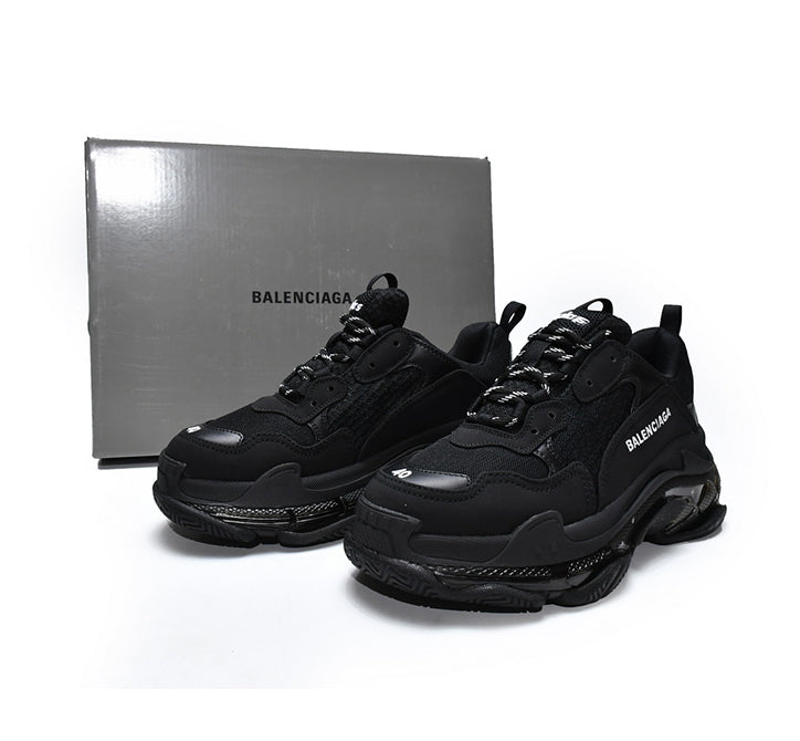 Balenciaga Triple S Clear Sole Black