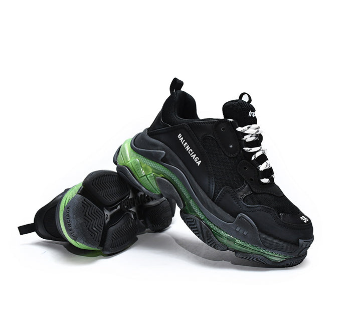 Balenciaga Triple S Black Yellow Fluo