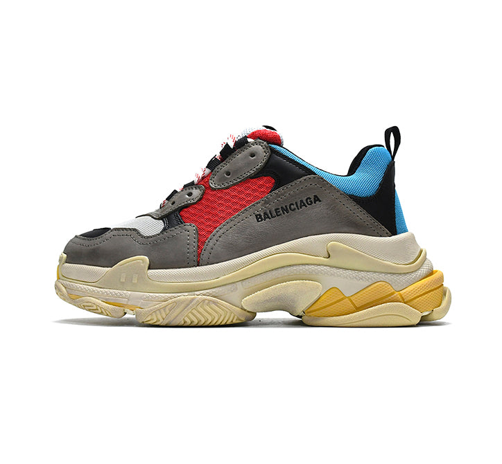 Balenciaga Triple S Grey Red Blue (2018 Reissue)