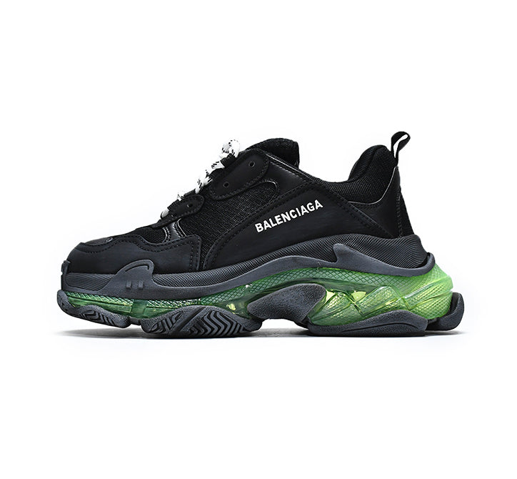 Balenciaga Triple S Black Yellow Fluo