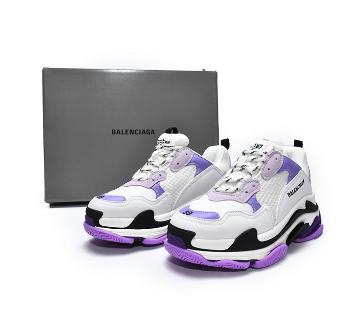 Balenciaga Triple S Purple White