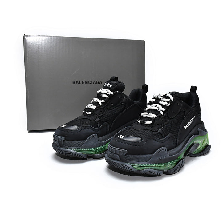 Balenciaga Triple S Black Yellow Fluo